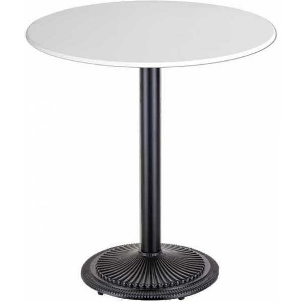 mesa arno negra base de 72 cms y tapa de 80 cms color a elegir