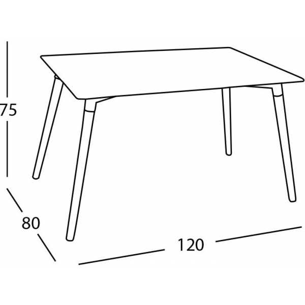 mesa basic blanca 2