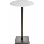 mesa beverly alta negra base de 115 cms y tapa de 60 cms color a elegir