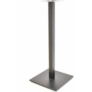 mesa beverly alta negra base de 115 cms y tapa de 60x60 cms color a elegir 1