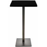 mesa beverly alta negra base de 115 cms y tapa de 70x70 cms color a elegir