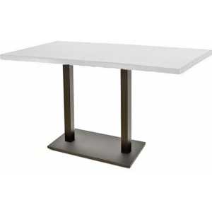 mesa beverly negra base rectangular y tapa de 110 x 70 cms color a elegir