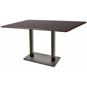 mesa beverly negra base rectangular y tapa de 120 x 80 cms color a elegir