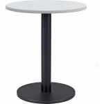 mesa boheme negra base de 72 cms y tapa de 60 cms color a elegir