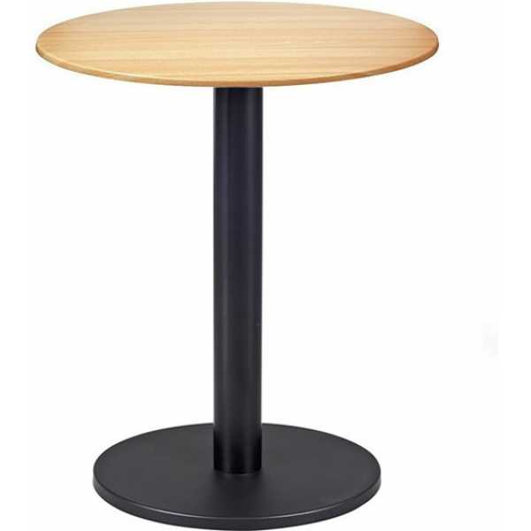 mesa boheme negra base de 72 cms y tapa de 70 cms color a elegir