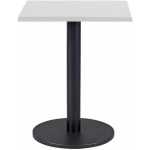 mesa boheme negra base de 72 cms y tapa de 80 x 80 cms color a elegir