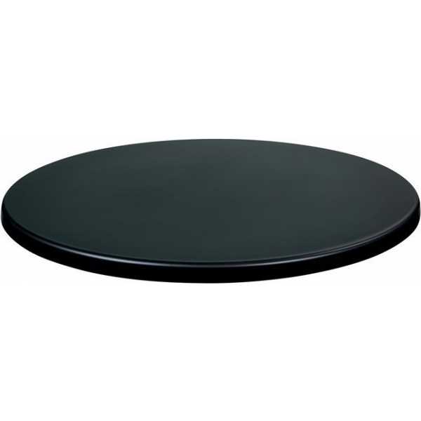 mesa caribe alta negra base de 110 cms y tapa de 60 cms color a elegir 2