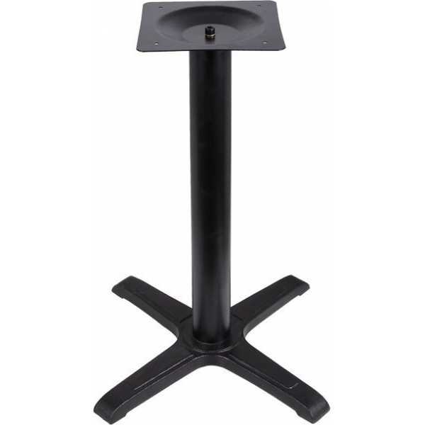 mesa caribe negra base de 72 cms y tapa de 60 x 60 cms color a elegir 1