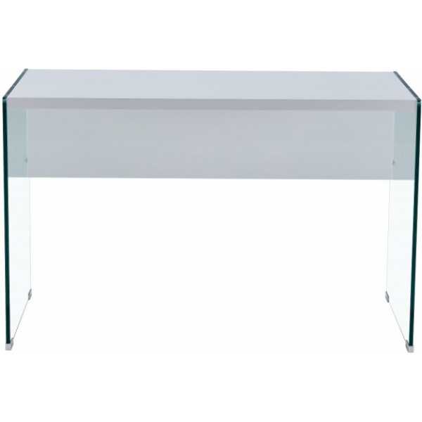 mesa chieri cristal lacada blanca 120 x 56 cms 1