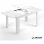 mesa comedor de madera extensible blanca 004586bo