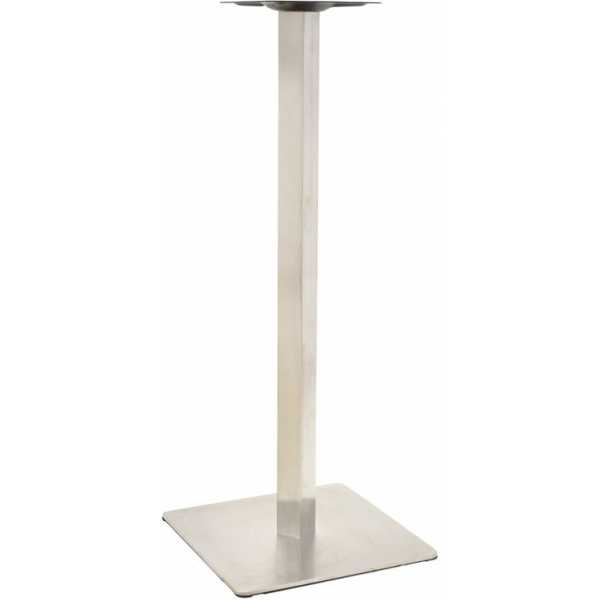 mesa copacabana alta acero inoxidable base de 110 cms y tapa 60 cms color a elegir 1
