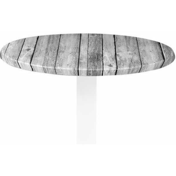 mesa copacabana alta acero inoxidable base de 110 cms y tapa 60 cms color a elegir 2