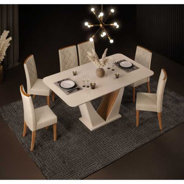 mesa dalila madera blanco roto roble blanco roto 170x90 cms 2