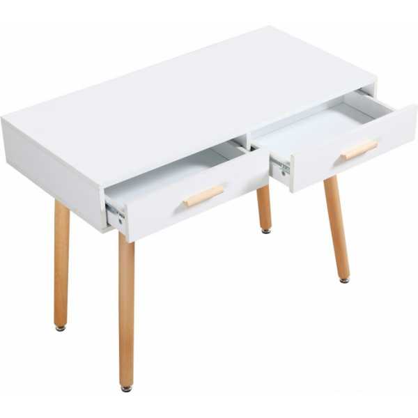 mesa de estudio zeus blanca cajones blancos 100 x 50 cms 2