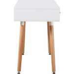 mesa de estudio zeus blanca cajones blancos 100 x 50 cms 3