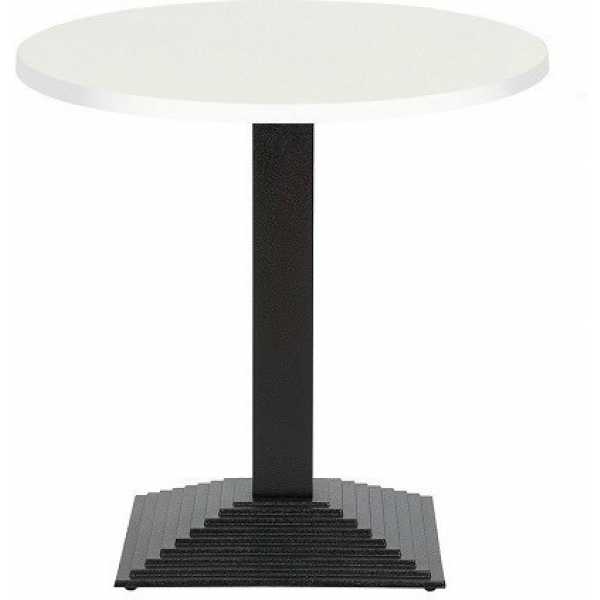 mesa elba negra base de 72 cms y tapa de 60 cms color a elegir