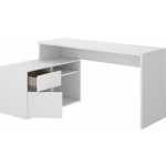 mesa escritorio blanco en forma de l 5