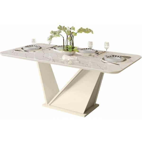 mesa freda m madera blanco roto marmol 180x90 cms 1