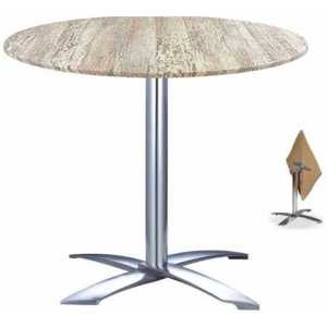 mesa gather aluminio abatible base de 73 cms y tapa 70 cms color a elegir