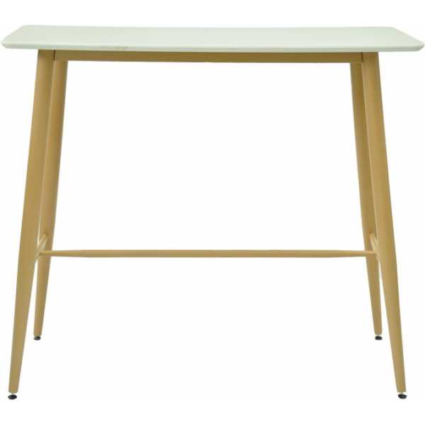 mesa gobbi alta metal blanca 120 x 60 cms