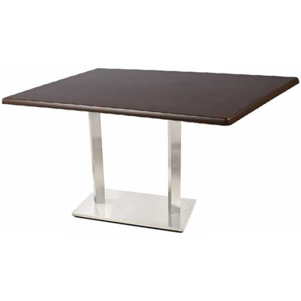 mesa ipanema acero inoxidable tapa 120 x 80 cms color a elegir