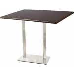 mesa ipanema alta acero inoxidable tapa 120 x 80 cms color a elegir