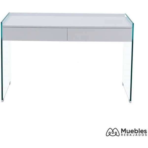 mesa limoges cristal lacada blanco 120 x 60 cms 1
