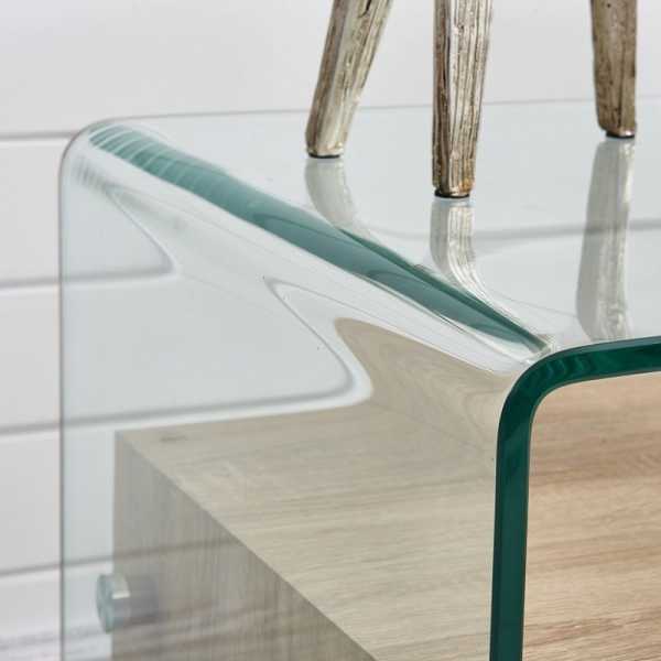 mesa marilyn baja madera cristal 50x50 cms 2