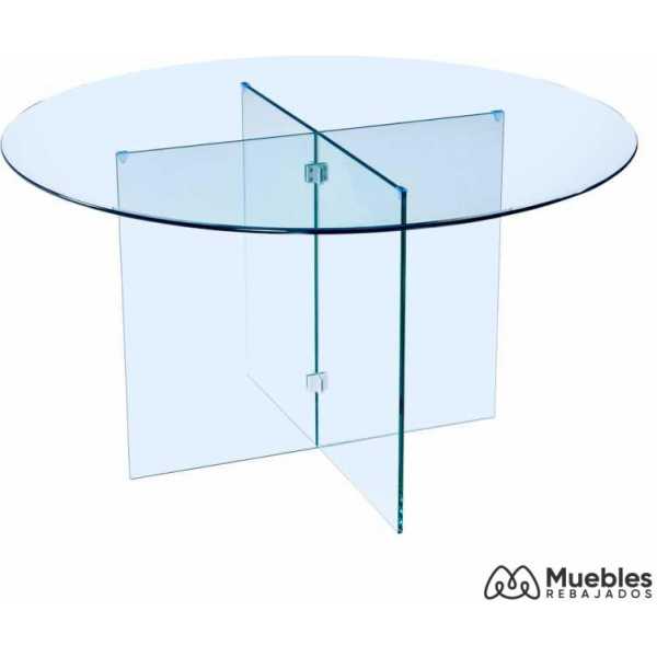 mesa marsa cristal 137 cms de diametro