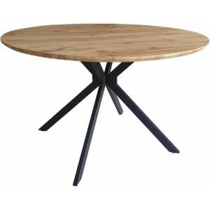 mesa minerva new metal madera 120 cms de diametro