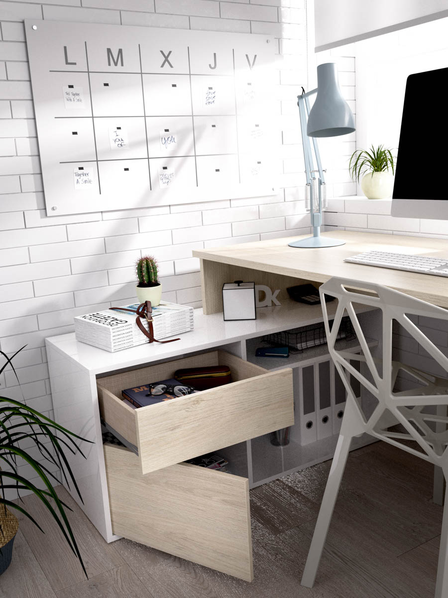 mesa oficina blanco natural 20