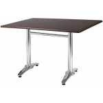 mesa roma aluminio base rectangular y tapa 110 x 70 cms color a elegir