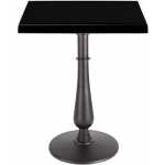 mesa tamesis negra base de 72 cms y tapa de 60x60 cms color a elegir