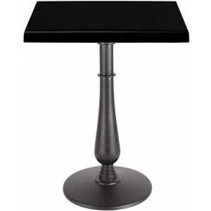 mesa tamesis negra base de 72 cms y tapa de 60x60 cms color a elegir
