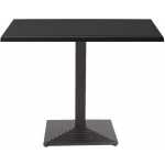 mesa tiber negra base de 72 cms y tapa de 110 x 70 cms color a elegir