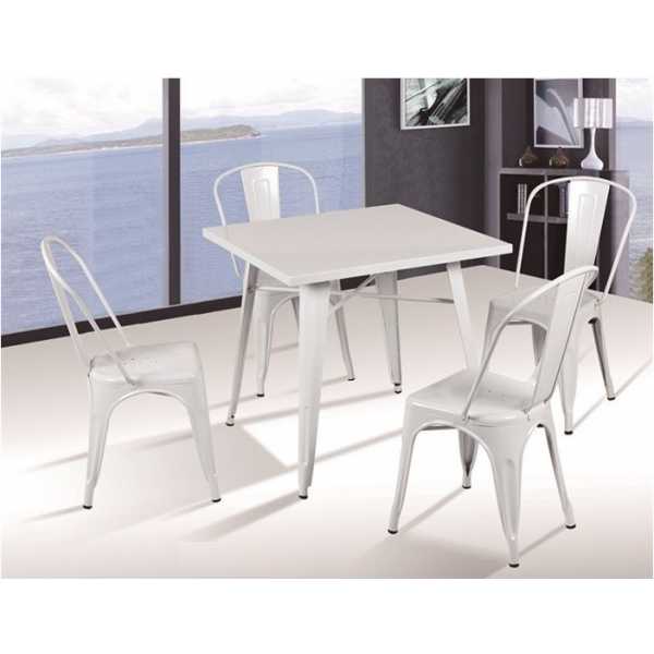 mesa tol acero blanca 80x80 cms 1