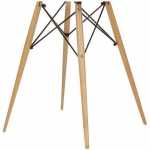 mesa tower madera base de 71 cms y tapa de 60 cms color a elegir 1