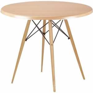 mesa tower madera base de 71 cms y tapa de 70 cms color a elegir