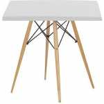 mesa tower madera base de 71 cms y tapa de 70 x 70 cms color a elegir