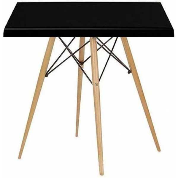 mesa tower madera base de 71 cms y tapa de 80 x 80 cms color a elegir