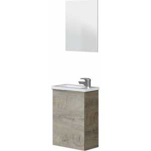 mini mueble 40cm espejo y lavabo 2