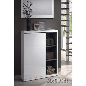 mueble recibidor con zapatero blanco 0g6749bo