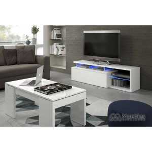 mueble tv led blanco 026630bo
