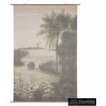 pergamino palmera lienzo decoracion 160 x 2 x 230 cm