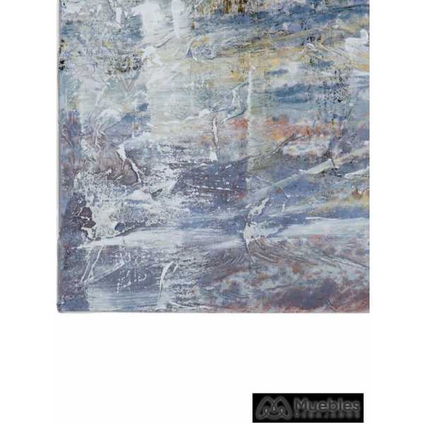 Pintura abstracta 2 m gris lienzo 80 x 350 x 80 cm 8