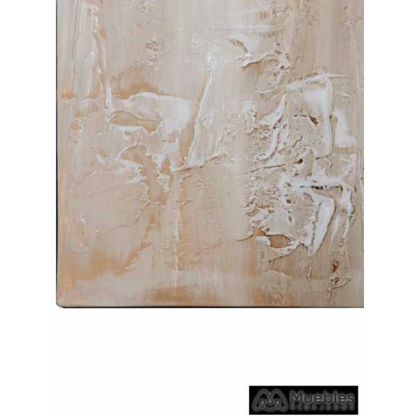 Pintura abstracto 2 m marron lienzo 120 x 280 x 120 cm 9