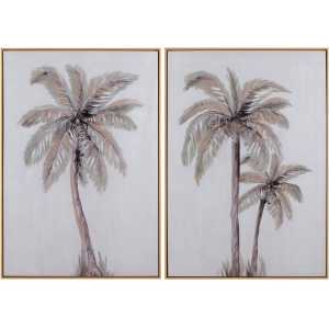 pintura palmera 2 m ps lienzo 70 x 350 x 100 cm