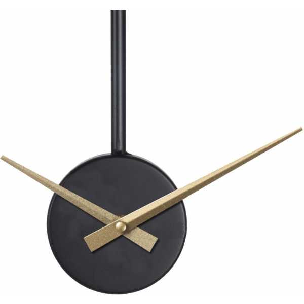 Reloj pared negro metal decoracion 50 x 5 x 60 cm 4