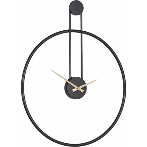 reloj pared negro metal decoracion 50 x 5 x 62 cm 10