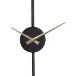 reloj pared negro metal decoracion 50 x 5 x 62 cm 5